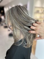 ローライトを足して立体感UP!白髪ぼかしグレージュ