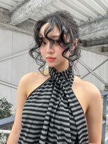 フェブミエル(fev miel)&nbsp;レイヤーカット×巻き髪スタイル