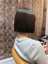 ロンドアベニール 北千住(Lond avenir)&nbsp;ブリーチなしチェリーブラウン髪質改善縮毛矯正酸性ストレート