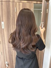 アッシュ 豊田店(Ash) 【韓国風美髪】髪質改善カラーでイヤリングカラー