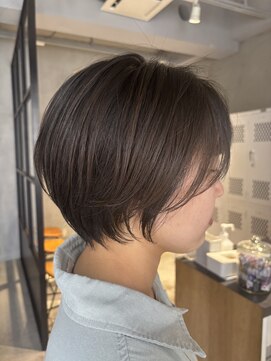 エリマ 調布(elima) レディース束感ショート調布ショコラブラウンカラー30代