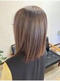 透明感ツヤカラー×メテオネオ髪質改善 #袋井駅#メテオカラー