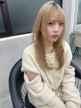 ロンド マーレ 天神大名店(Lond mare) 大人ガーリー/ミディアムレイヤーカット/似合わせカット