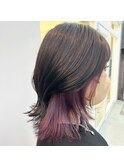 バイオレットのインナーカラー