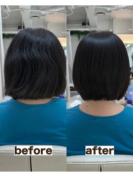 シゲ 自由が丘店(SHIGE) 乾かすだけでまとまる地毛風髪質改善ストレート40代50代縮毛矯正
