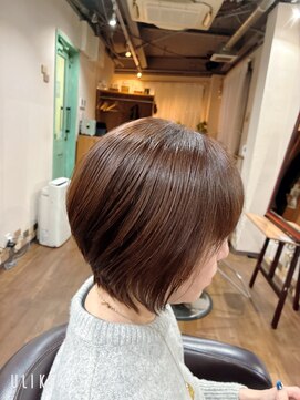 アオヘアーガーデン(ao hair garden) 丸みシルエット♪【大人美髪ショートボブ】