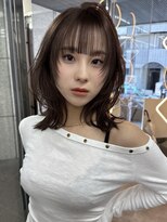 ラ キング(LA KING)&nbsp;イメチェン/レイヤーカット/ブラウンカラー/前髪/名古屋栄