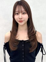 アッシュ 新杉田店(Ash)&nbsp;新杉田レイヤーカット韓国ダブルカラー顔周り前髪カットボブ