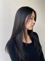 ヘアデザイン アンジェロカフェ(Hair Design Angelo cafe) 髪質改善ストレート×艶髪ロングヘア【20代30代40代】