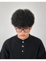エイド 渋谷(aid) ショートマッシュダレルパーマ