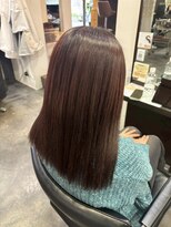 エクファ ヘア シェリル 草津 南草津店(ex-fa hair cherir)&nbsp;イメチェン/ピンクベージュ/アンブレラカラー/前髪/南草津