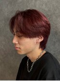 89. ダウンバング/ニュアンスウルフ/メンズ/バーガンディ