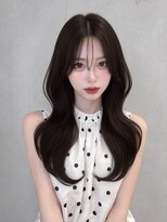 ユーフォリア 渋谷グランデ(Euphoria SHIBUYA GRANDE)&nbsp;韓国ヘアくびれ巻きグレージュカラーSAYAKA