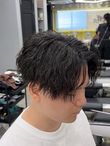 エイトメン 池袋東口店(EIGHT MEN)&nbsp;センターパート　縦落ちパーマ