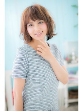 ミック 日暮里店(miq) HAPPYな雰囲気♪♪フェザーボブ