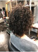 スパイラルパーマ×ユニセックス