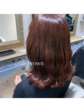 ラ ブランシュ 大宮(La Blanche) ピンクブラウン/大宮美容室/韓国/透明感/髪質改善/オージュア