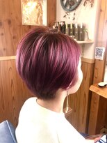 ララテラス(LaLa Terrace)&nbsp;バイオレットピンク×ショートボブ