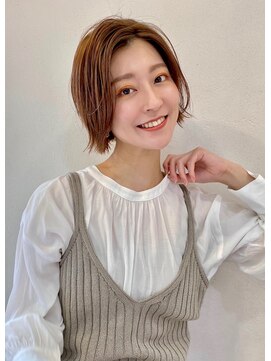 レイラバイアフロート 吉祥寺(Lila by afloat) 外ハネ×ミニボブ【アフロート吉祥寺 緒方】