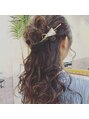 ナイン(nine) ヘアアレンジや結婚式のヘアセットも好きです♪お任せ下さい♪