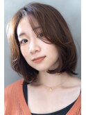 【Rire-リル銀座-】大人ナチュラルひし形ボブ☆