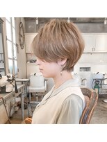 髪質改善と縮毛矯正の専門店 サンティエ(scintiller)&nbsp;大人可愛い　小顔ナチュラルショートボブ30代40代50代