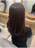 #ピンクグレージュ #艶カラー #レイヤーカット