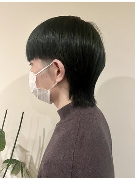 ルートヴィッヒ(Ludwig) マッシュショートウルフ×モスグリーン