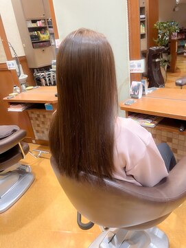 ヘア ショップキャリー 艶髪美人のオリーブカラー