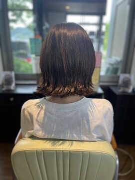 オルオル olu olu 切りっぱなしボブ