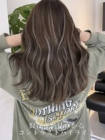 ヨロ 小岩(YOLO) ハイライトカラーミルクティーベージュケアブリーチダブルカラー