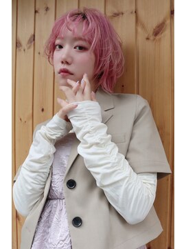 ブゾン(buZon) 【buZon ブゾン】マッシュウルフ×ホワイトピンク