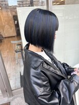 ミニム ヘアー(minim hair) 【minim×mio】blue highlight
