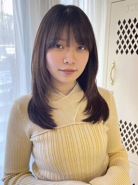 ユニ 表参道(uni) 【Le Sserafim チェウォン風】ハイレイヤースタイル