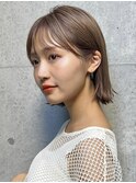 ナチュラル外ハネボブ/20代30代40代/外ハネ