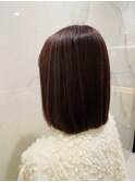 切りっぱなしボブ