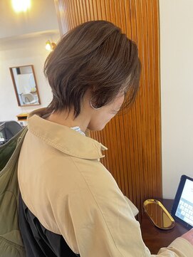 トワ(toi) 似合わせショート×オリーブグレージュ【横浜/横浜駅】
