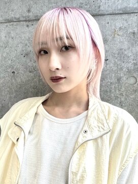 ソル オモテサンドウ 表参道 青山(SOL . OMOTESANDO) ミルクティーベージュダブルカラーインナーカラーケアブリーチ