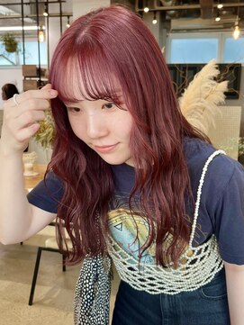 ディッセンバー 神宮前(December) ブリーチなしダブルカラー/ピンクカラー/ピンクラベンダー/渋谷