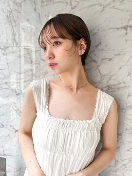 メモリーズ 銀座(Memories) 耳掛けショート/ショートボブ/20代30代40代/下村直也