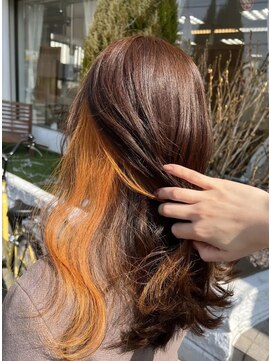 スノードロップ 荻窪(Snowdrop) ブリーチデザイン/インナーカラー/暖色カラー