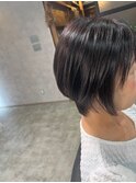 くびれレイヤー×ショートボブ