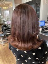 ブリング バイ スノードロップ 吉祥寺(BRING by Snowdrop)&nbsp;デザインカラー/レイヤーカット/ウェットヘア/オリーブベージュ