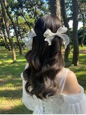 リボンハーフツイン