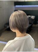 髪質改善カラー☆シルバーアッシュ