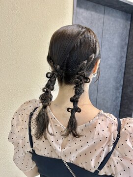 ミラ(Mila) 大人可愛い＊タイトツインアレンジ～