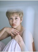 大人可愛い　フレンチショート　ベリーショート　ショートヘア