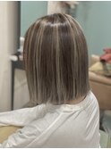 コントラストハイライト×タッセルボブ