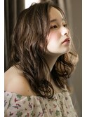 透明感あふれるヌーディー＿インナーカラー♪