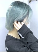 【透明感プラス】ホワイトライムグレージュ×ブリーチ2回
